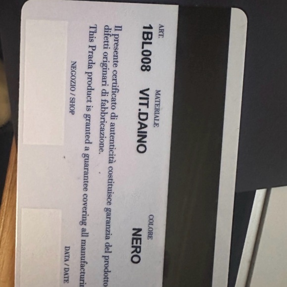 Prada Black Leather Pouch with Gold Zipper - Picture 6 of 8